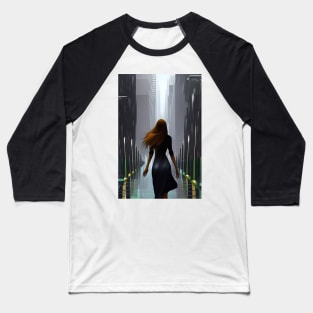 Mysterious woman Baseball T-Shirt